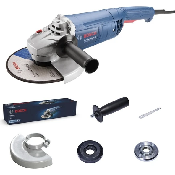 Bosch Gws 2200-180 H Profesyonel 2200W Taşlama Makinası 230 mm ürün görseli 1