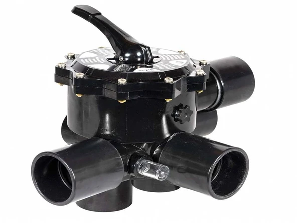 Gemaş Çok Yollu Vana Ø 75 mm Yandan Yapıştırma Çıkışlı-6 Way Valves-ToptancıyızBiz ürün görseli 1