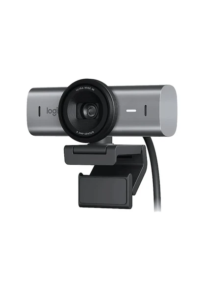 Logitech MX Brio 4K Ultra HD Webcam - Grafit - Resim 4