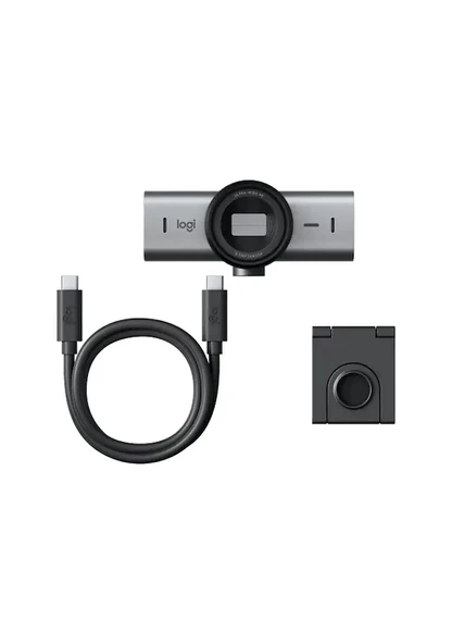 Logitech MX Brio 4K Ultra HD Webcam - Grafit - Resim 3