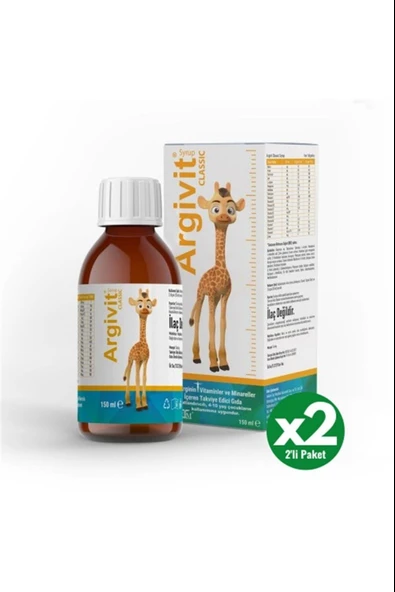 Argivit Classic 150 ml Şurup 2 Adet ürün görseli 1