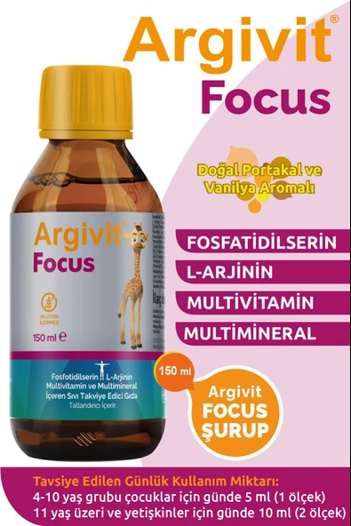 Argivit Focus 150 ml 3 Adet - Resim 2