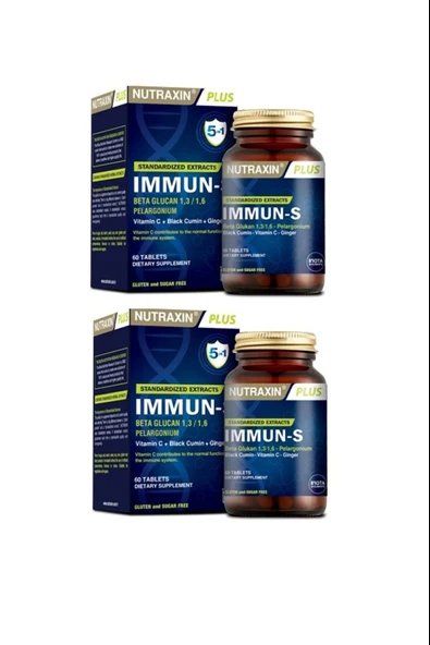 Nutraxin Immun-S 60 Tablet 2 Adet ürün görseli 1