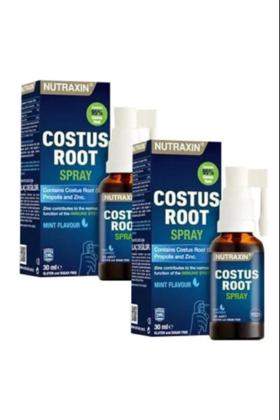 Nutraxin Costus Root Spray 30 Ml 2 Adet ürün görseli 1