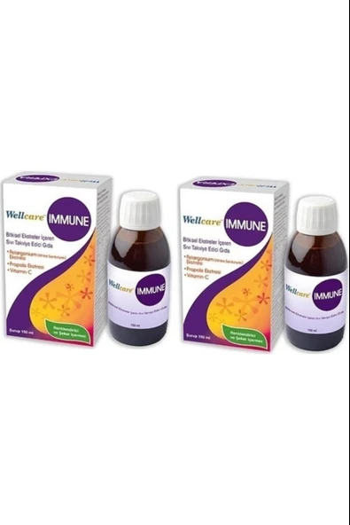 Wellcare Immune Şurup 150 ml 2 Adet ürün görseli 1