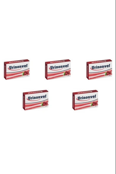 Urinonvef Cranberry 30 Yumuşak Kapsül 5 Adet ürün görseli 1