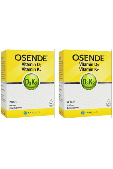 Osende Vitamin D3K2 20 ml 2 Adet ürün görseli 1