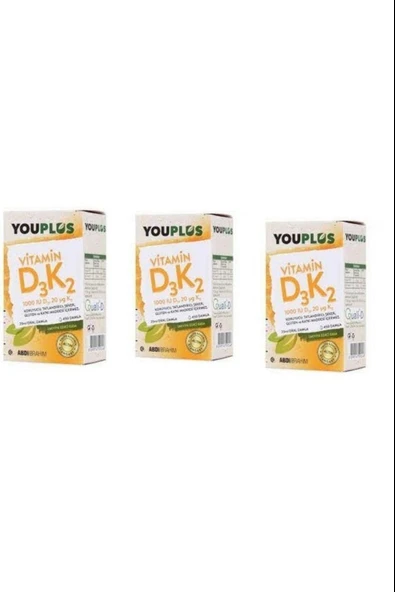 Youplus Vitamin D3K2 20 ml 3 Adet ürün görseli 1