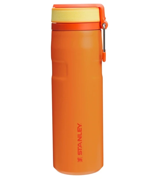Stanley The IceFlow™ Bottle Twist Flip 0.47 Litre Goldenrod Coral ürün görseli 1