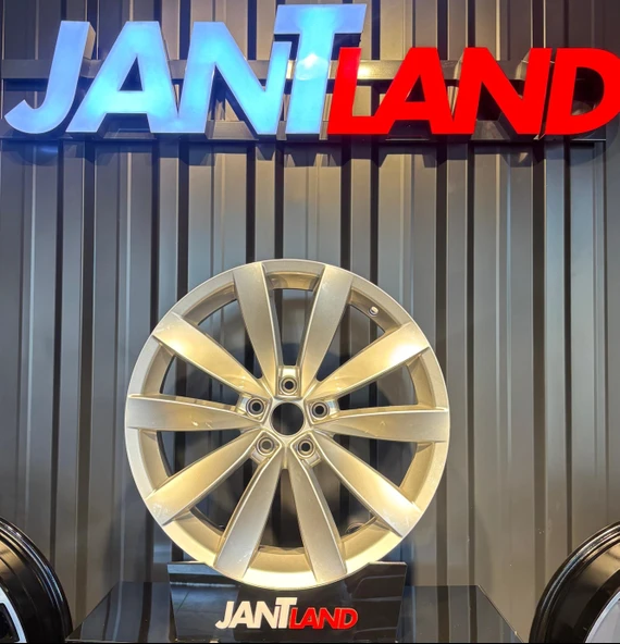 18" 5x112 Volkswagen Lugano Silver Jant (4 ADET) ürün görseli 1