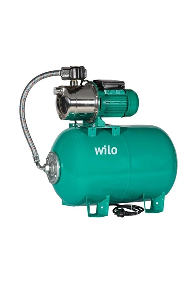 Wilo Aqua SPS 50-4.47 Paslanmaz Jet Pompalı 50 Lt Tanklı Otomatik Hidrofor 5 Kat 10 Daire, 1.3Hp ürün görseli 1