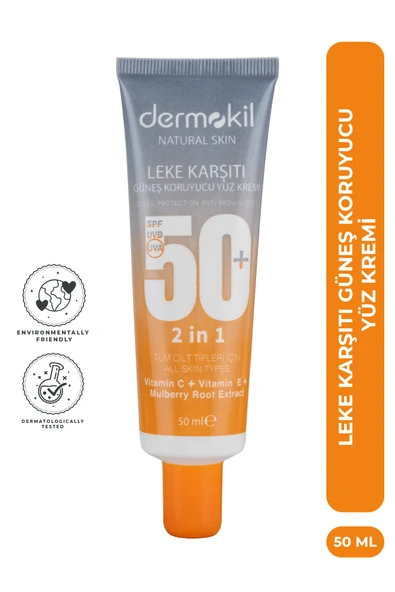 Dermokil Leke Karşıtı SPF 50+ Güneş Kremi 50 ml ürün görseli 1