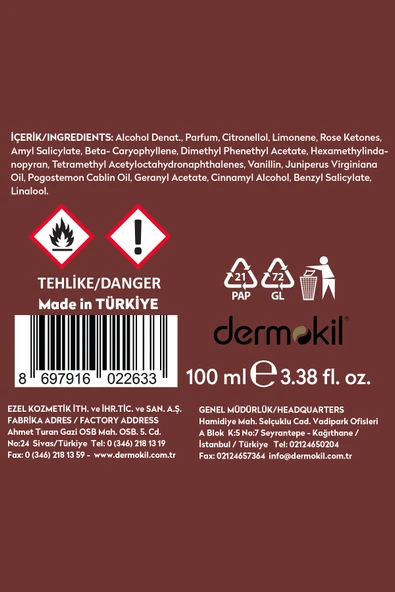 Maxrosa Oriantal Amber Reed Diffuser Çubuklu Oda Kokusu 100 ml - Resim 4