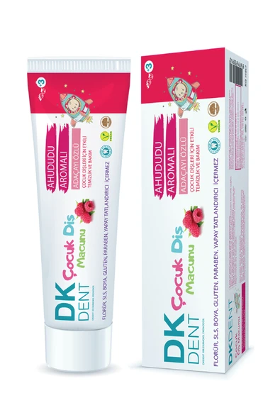 DKDENT Ahududu Aromalı Çocuk Diş Macunu 50 ml ürün görseli 1