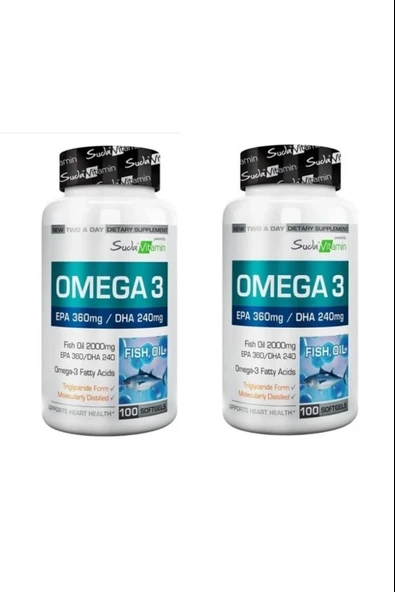 Suda Vitamin Omega-3 100 Softgel 2 Adet ürün görseli 1