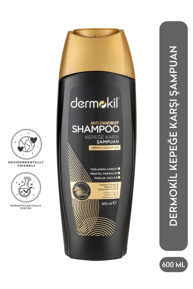 Dermokil Kepek Karşıtı Şampuan 600 ml ürün görseli 1