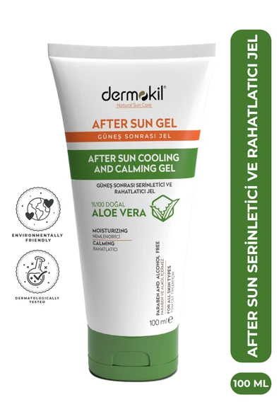 Dermokil Güneş Sonrası Serinletici Ve Rahatlatıcı Jel - After Sun Gel 100 ml ürün görseli 1