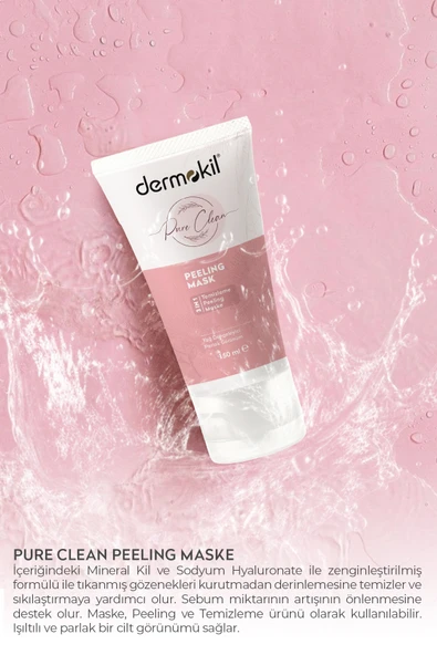 Dermokil Pure Peeling Maske 3in1 150 ml - Resim 4