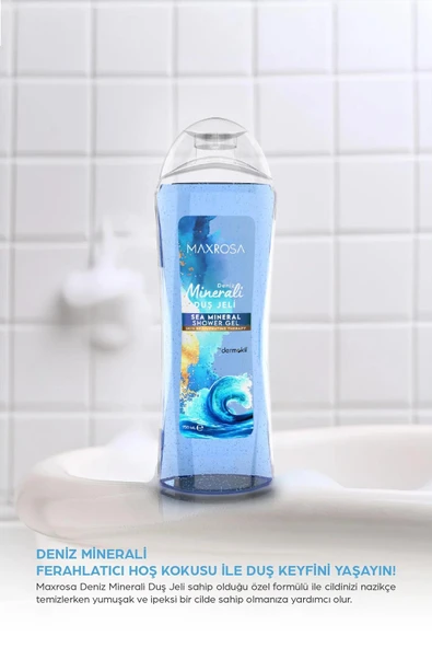 Maxrosa Deniz Minerali Duş Jeli 750 ml - Resim 3