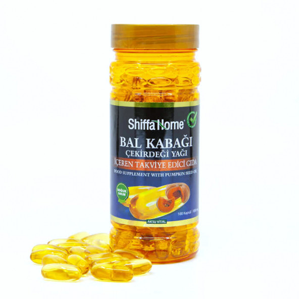 Bal Kabağı Çekirdeği Yağı 100 Softjel - Resim 2