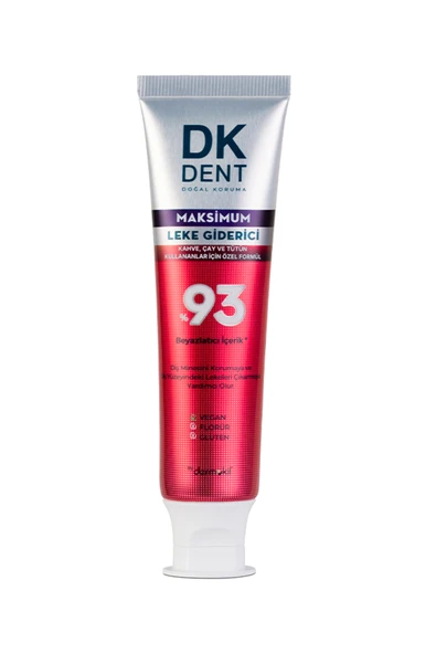 DKDENT %93 Maksimum Leke Giderici Diş Macunu 75 ml - Resim 2