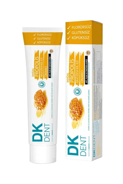 DKDENT Doğal Propolis Özlü Diş Macunu 75 ml ürün görseli 1