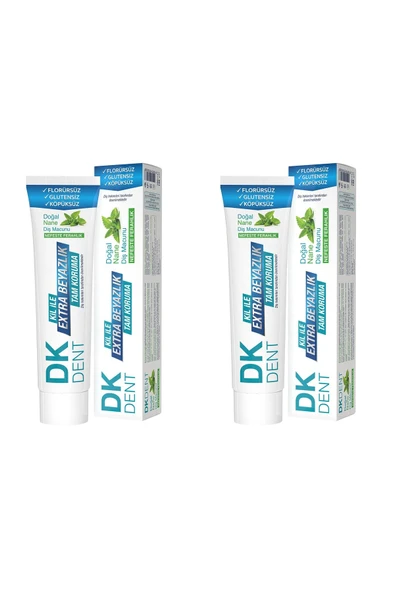 DKDENT Naneli Diş Macunu 75 ml 2'li Set ürün görseli 1