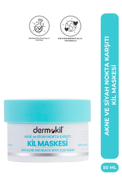 Dermokil Akne Ve Siyah Nokta Karşıtı Kil Maskesi 50 ml ürün görseli 1