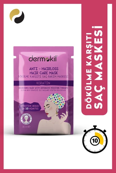 Dermokil Keratin Buhar Saç Bakım Maskesi 35 ml ürün görseli 1