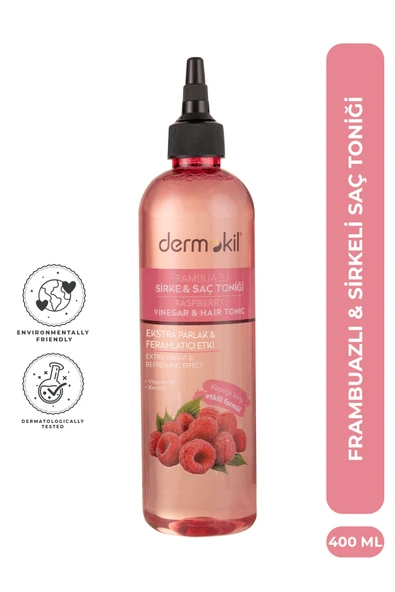 Dermokil Frambuazlı & Sirkeli Saç Toniği 400 ml ürün görseli 1