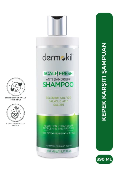 Dermokil Kepek Karşıtı Şampuan 390 ml ürün görseli 1
