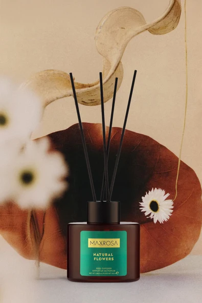 Maxrosa Natural Flower Reed Diffuser Çubuklu Oda Kokusu 100 ml - Resim 5
