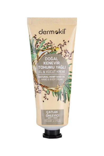 Dermokil Doğal Kenevir Yağlı El ve Vücut Kremi 75 ml ürün görseli 1