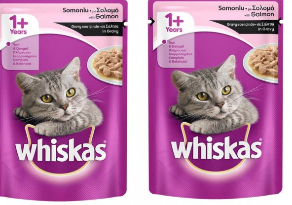 WHİSKAS SOMON POUCH 100gr Somonlu (salmon) X 2 Adet ürün görseli 1