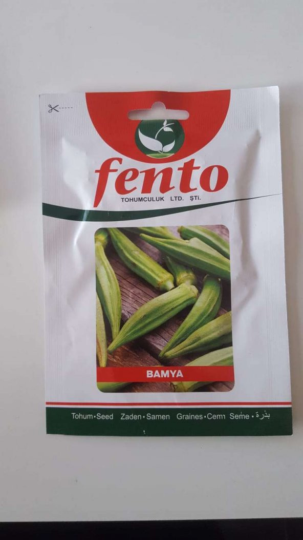 Bamya Tohumu 1 Paket %100 Yüksek Verimlidir. ürün görseli 1