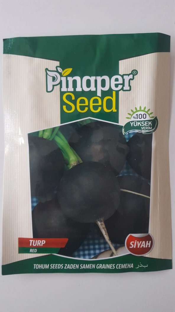Turp (siyah) Tohumu 1 Paket %100 Yüksek Verimlidir. ürün görseli 1