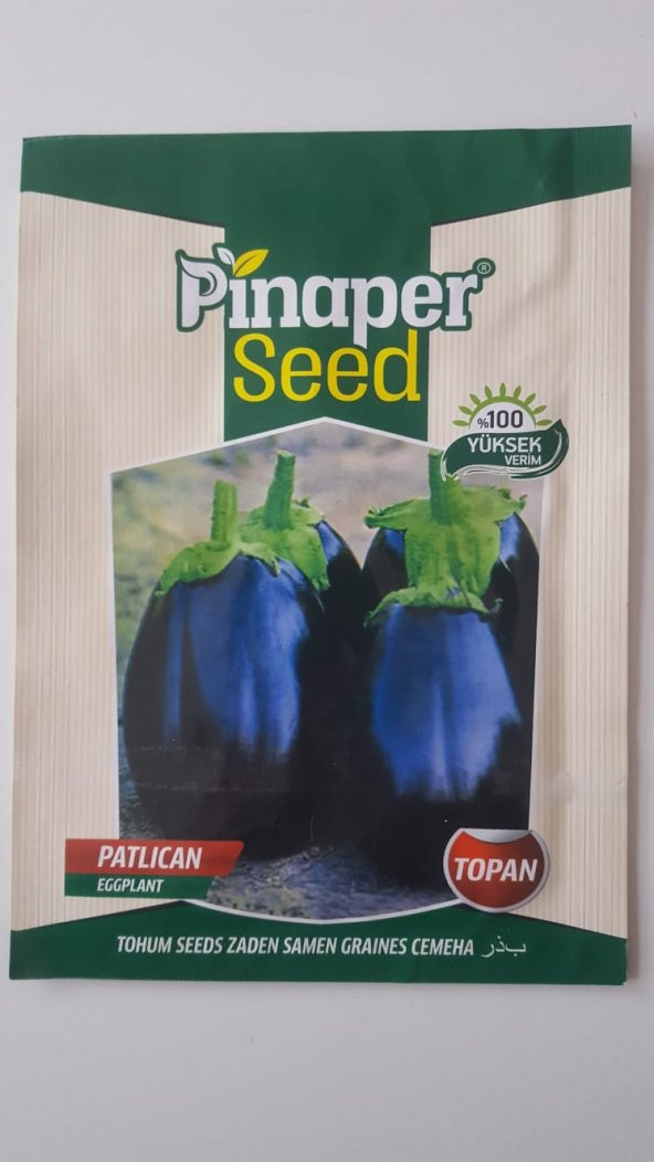 Patlıcan (topan)tohumu 1 Paket %100 Yüksek Verimlidir ürün görseli 1
