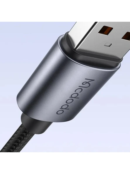 Mcdodo CA-5180 Usb TypeC LED Işıklı Şarj Data Kablo 1.2m - Resim 4