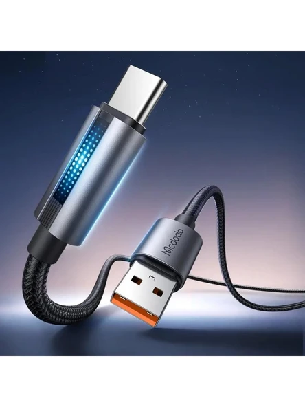 Mcdodo CA-5180 Usb TypeC LED Işıklı Şarj Data Kablo 1.2m - Resim 5
