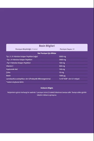 Suda Collagen Multiform 90 Tablet 2 Adet - Resim 3