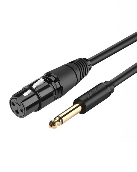 UGREEN 6.5mm Jack to XLR Dişi Mikrofon Ses Bağlantı Kablosu 2 Metre, 20719 ürün görseli 1
