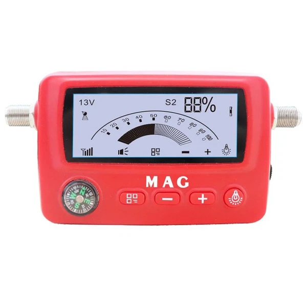 Mag Mg-6303 Lcd Ekranlı Digital Uydu Yön Bulucu 65x28 mm Uydu Ayarlama Cihazı ürün görseli 1