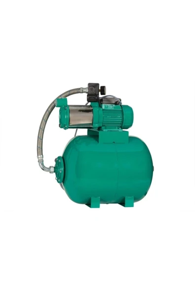 Wilo Initial Aqua Msh 80-407 M Yatay Kademeli Hidrofor 80 Lt Tanklı 9 Kat 29 Daire 3 Hp 7 Bar ürün görseli 1