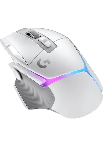 logitech G G502 X Plus Kablosuz HERO 25K Sensörlü RGB Aydınlatmalı Oyuncu Mouse, Beyaz 910-006172 ürün görseli 1