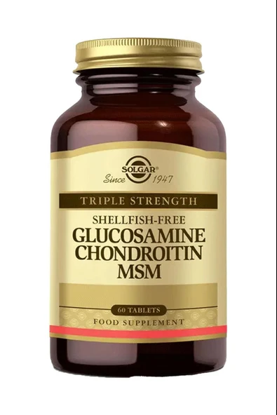 Solgar Glucosamine Chondroitin Msm 60 Tablet 2 Adet - Resim 2
