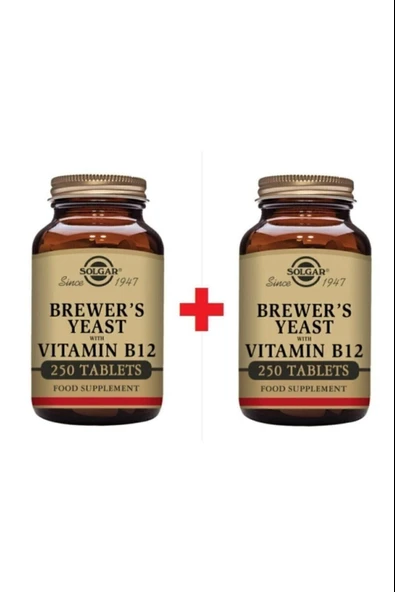 Solgar Brewer's Yeast With Vitamin B12 250 Tablet 2 Adet ürün görseli 1