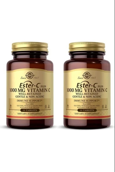 Solgar Ester-C Plus 1000mg 30 Tablet 2 Adet ürün görseli 1
