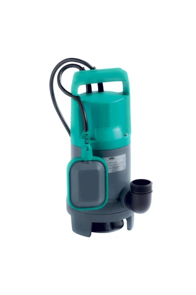 Wilo Waste 14.9 Az Kirli Su Drenaj Dalgıç Pompa 10 Mt. Kablolu Flatörlü 9 mss  220 Volt ürün görseli 1