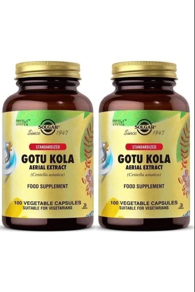 Solgar Gotu Kola Aerial Extract 100 Kapsül 2 Adet ürün görseli 1