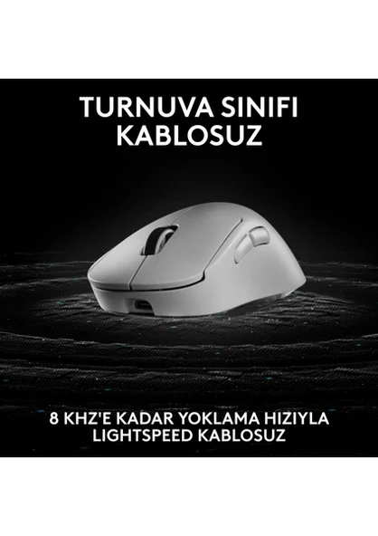 logitech G PRO X Superlight 2 DEX Kablosuz Gaming Mouse (910-007366) - Resim 4